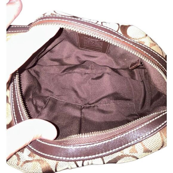 Coach Signature C Hobo Handbag Y2K Thick Strap K0632-10075 - Picture 5 of 6